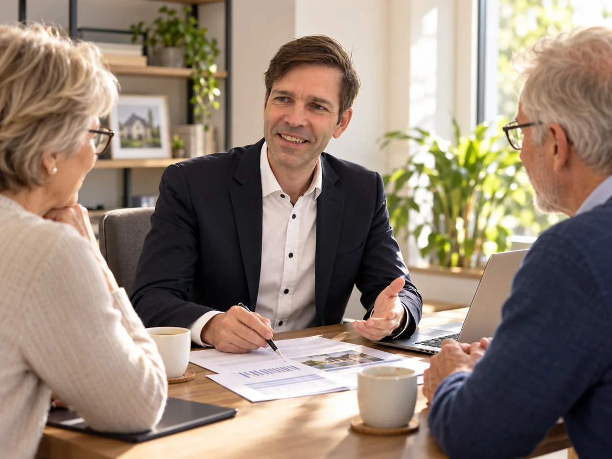 Jens Laskowski im Beratungsgespräch zur Immobilienfinanzierung